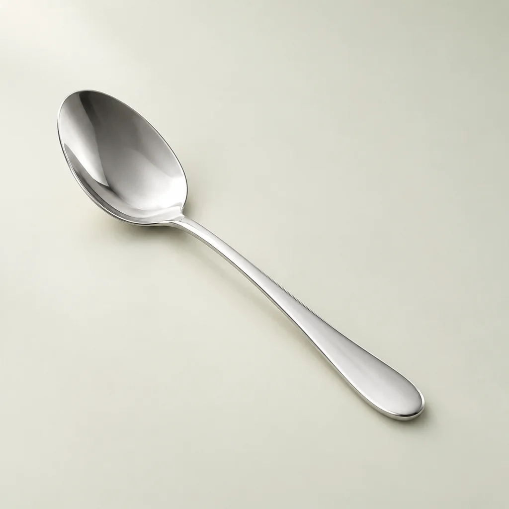 Grande cuillère de table en métal à personnaliser